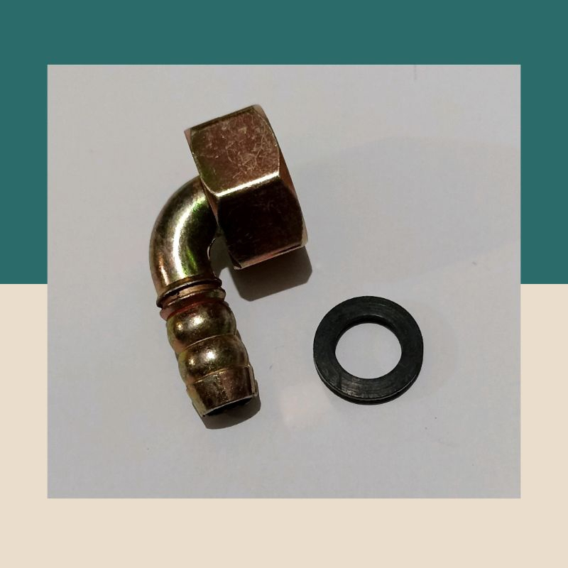 ORIGINAL Sambungan Selang Kompor Tanam Modena Elbow, Nepel L Kompor Tanam