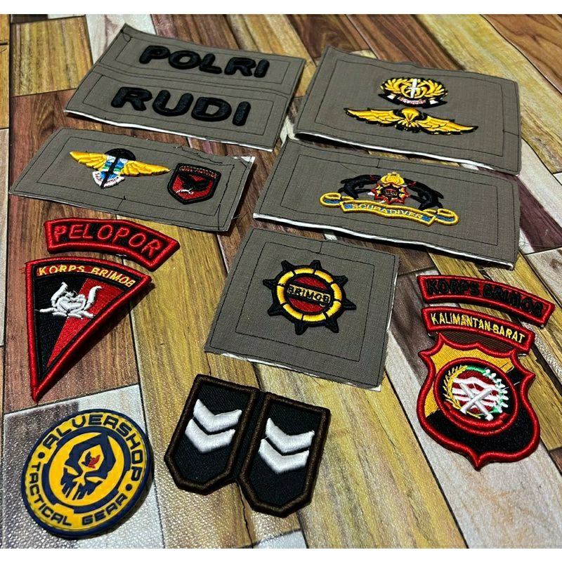 bordiran timbul Polri