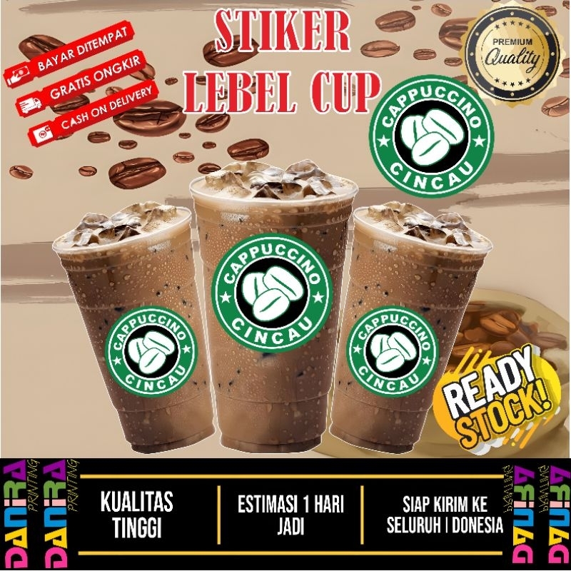 

Stiker Cappucino Cincau 50pcs