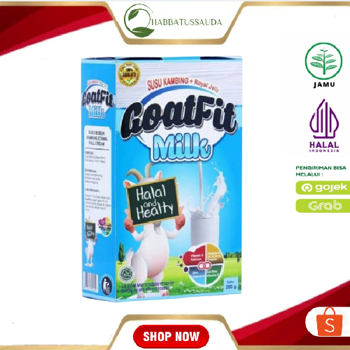 

Susu Kambing Etawa Goatfit Milk Susu Kmbing Bubuk Goatfit Milk 200 gram