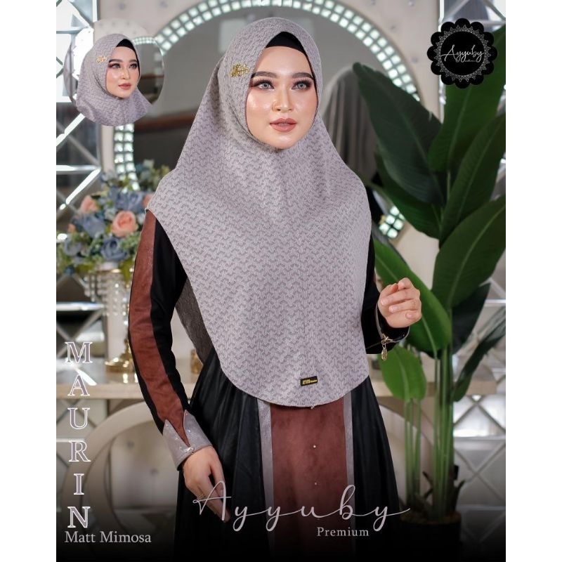 BERGO MAURIN BAHAN JERSEY RAYON MIMOSA ORI AYYUBY