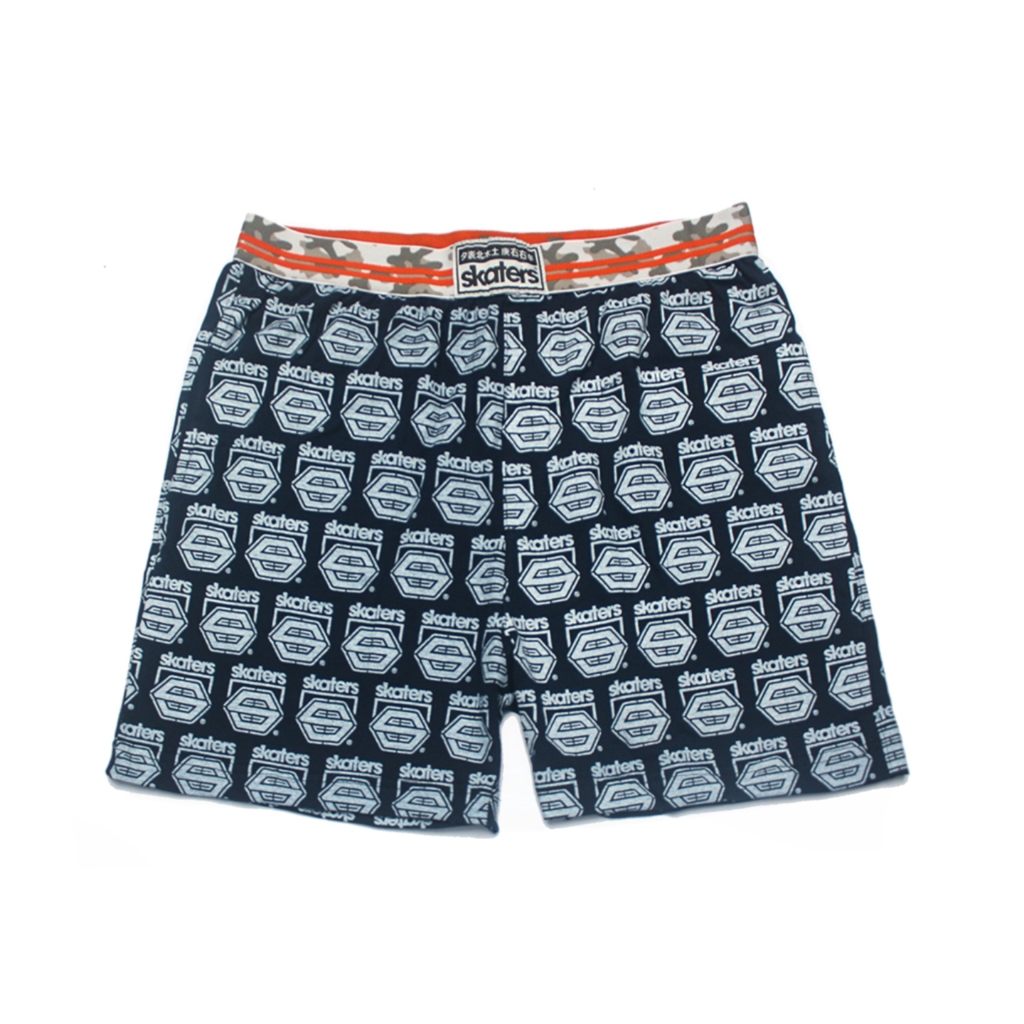 Boxer Printing Skaters Nevy Hitam WB070/XC016