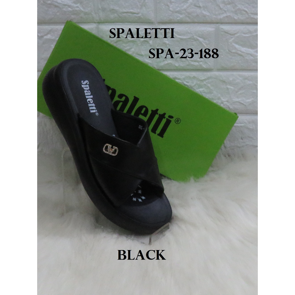 SANDAL WEDGES WANITA MEREK SPALETTI ART SPA-23-188 PRICE RP 320.900 BRAND ORIGINAL