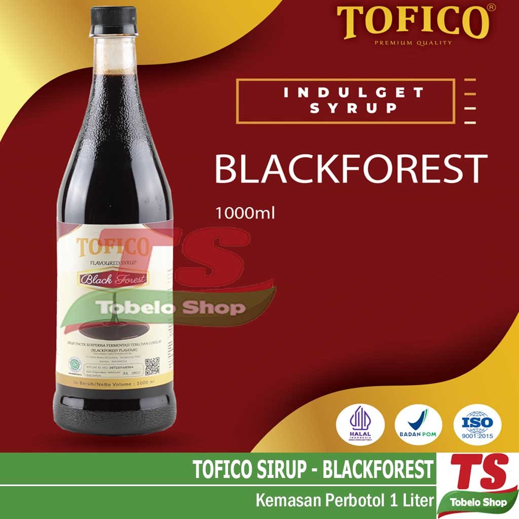 

TOFICO BLACKFOREST SYRUP 1LITER / TOFICO BLACKFOREST SIRUP