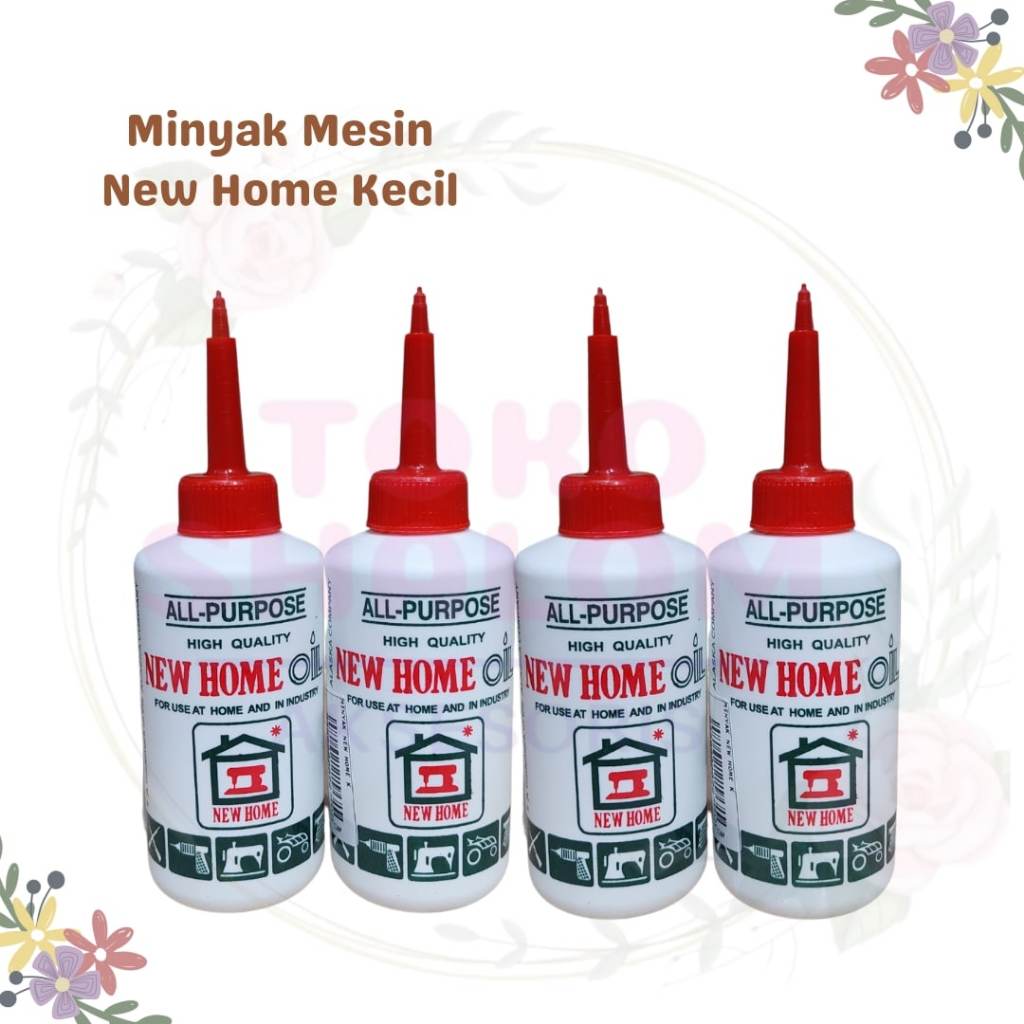 MINYAK NEW HOME KECIL/MINYAK PELUMAS MESIN JAHIT/MINYAK MESIN JAHIT