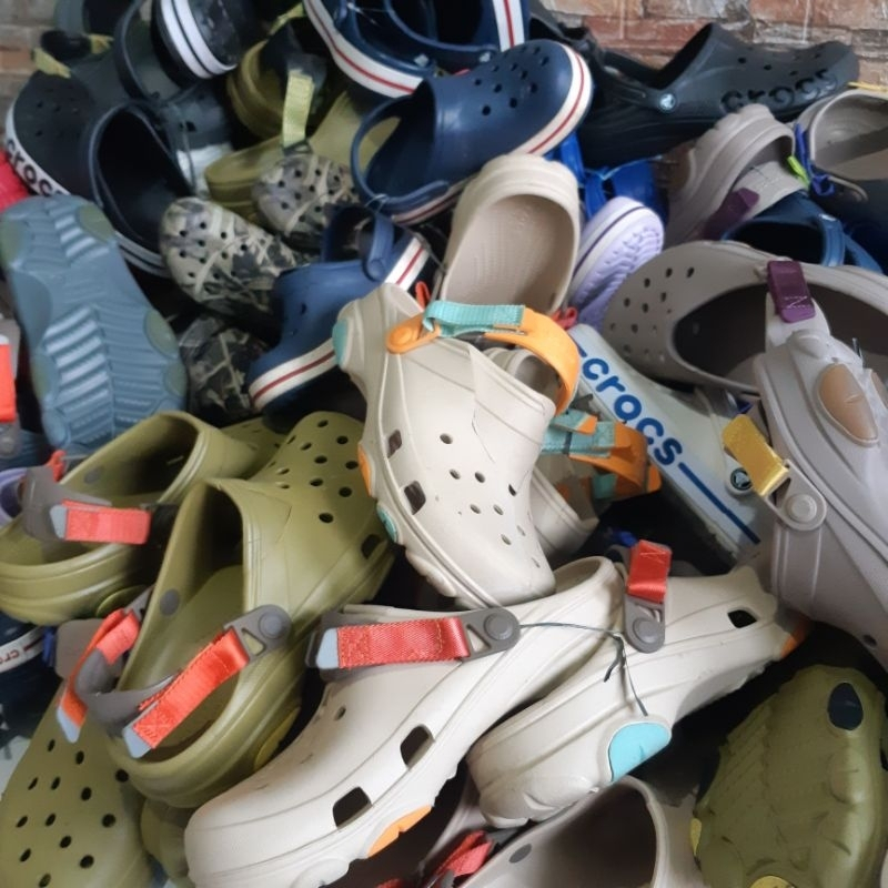 Sandal Crocs Ori Rijek Cutting Dilem Ulang