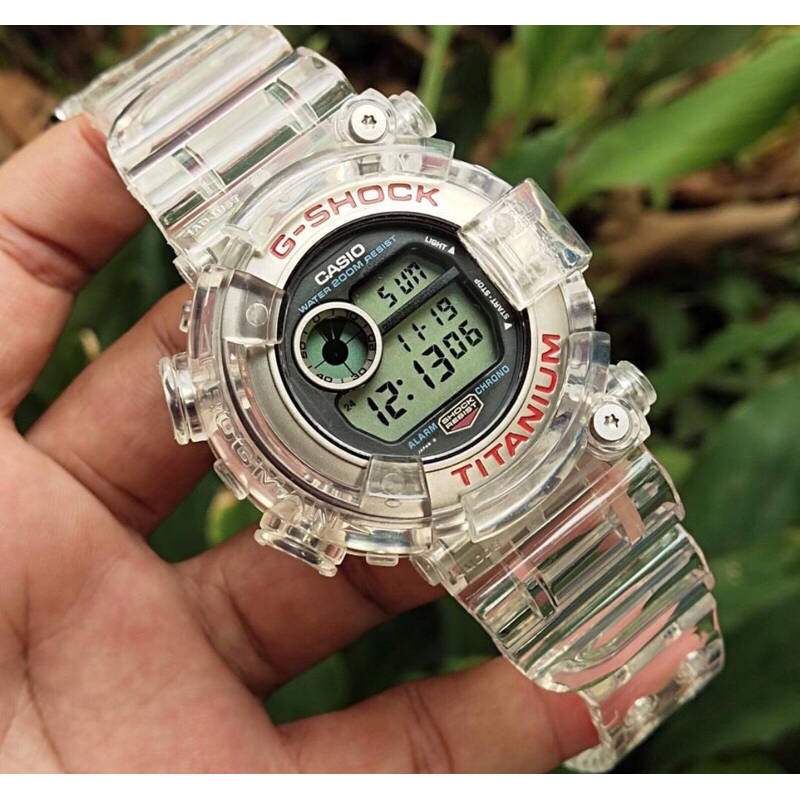 Casio Gshock Strap dan Bazel Jelly Frogman DW8200