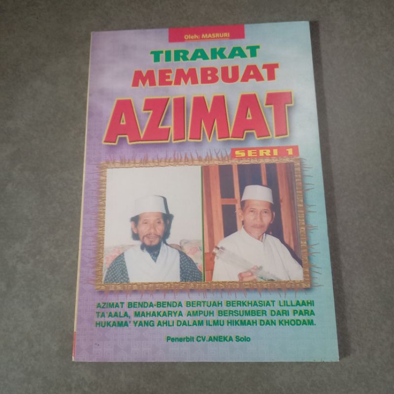 Buku Tirakat Membuat Azimat