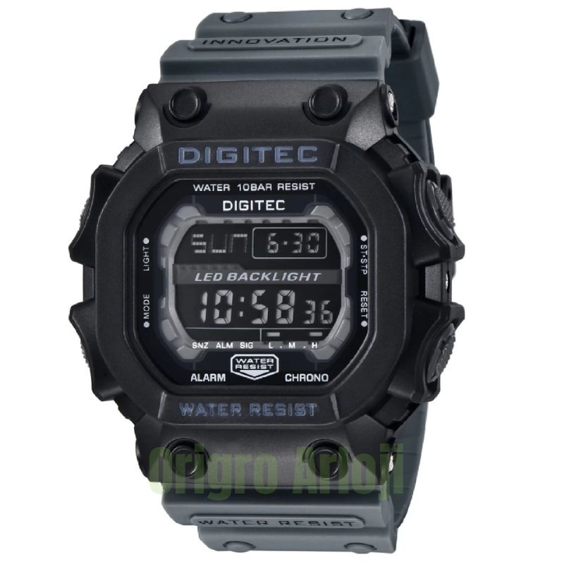 Jam Tangan Pria Digitec 5012 / DG-5012T Original Sport anti Air - Digitec Kingkong