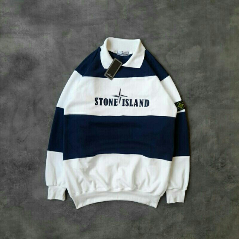 Jacket Rugby Strip Salur Casual