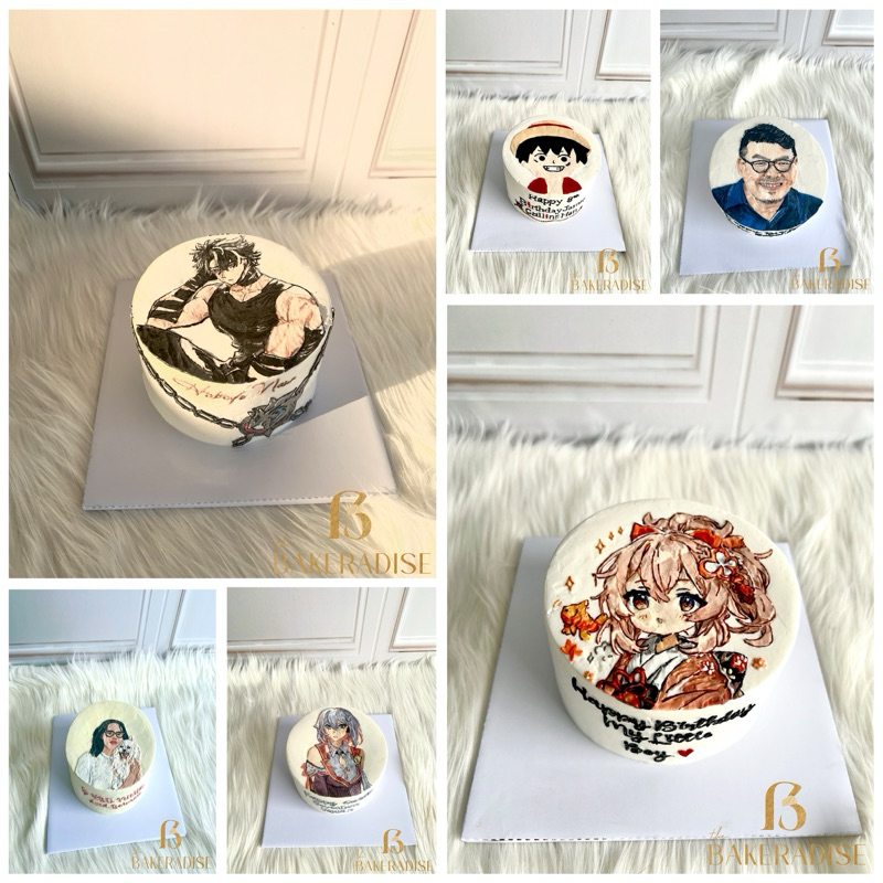 

Korean Bento Cake / Korean Lunch Box Cake / Mini Cake (Custom) D 12CM (Minimal Order H-1)