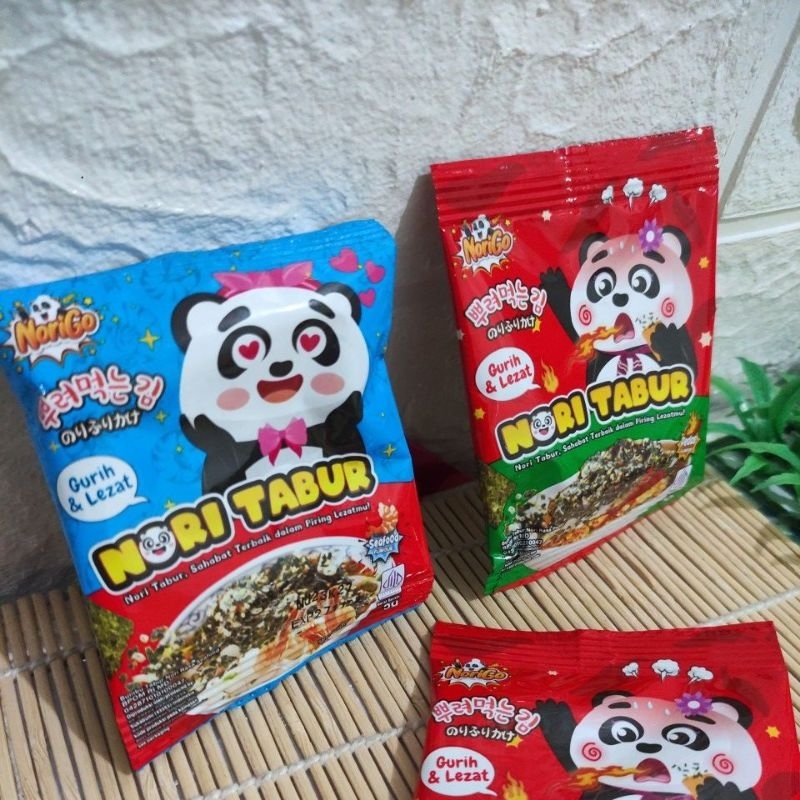 

Nori Tabur Rice Noodle Rumput Laut Panggang gurih lezat isi 5gram Halal