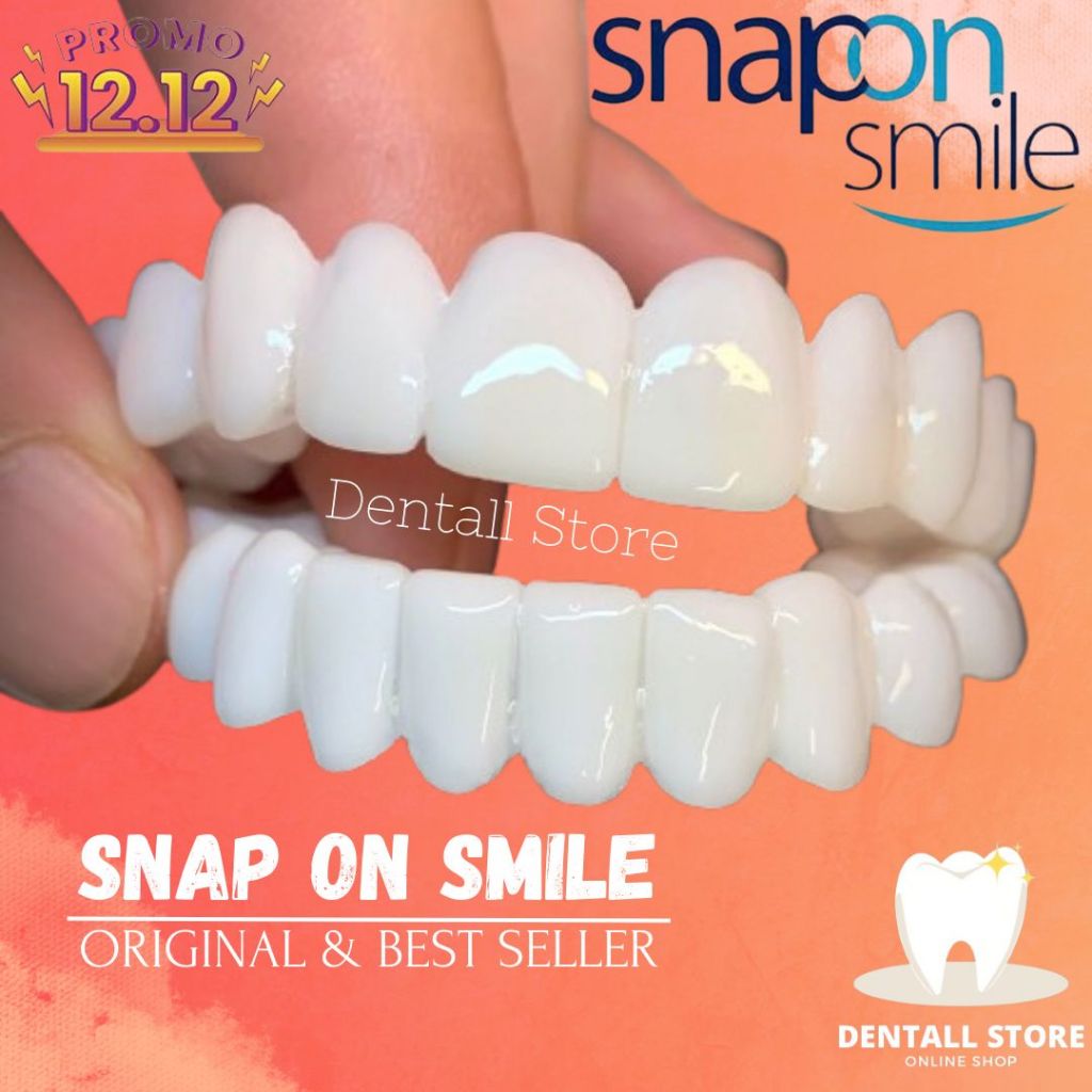 ⭐️KUALITAS TERBAIK⭐️ Snap On Smile 100% ORIGINAL Authentic / Gigi Palsu Snap On Smile