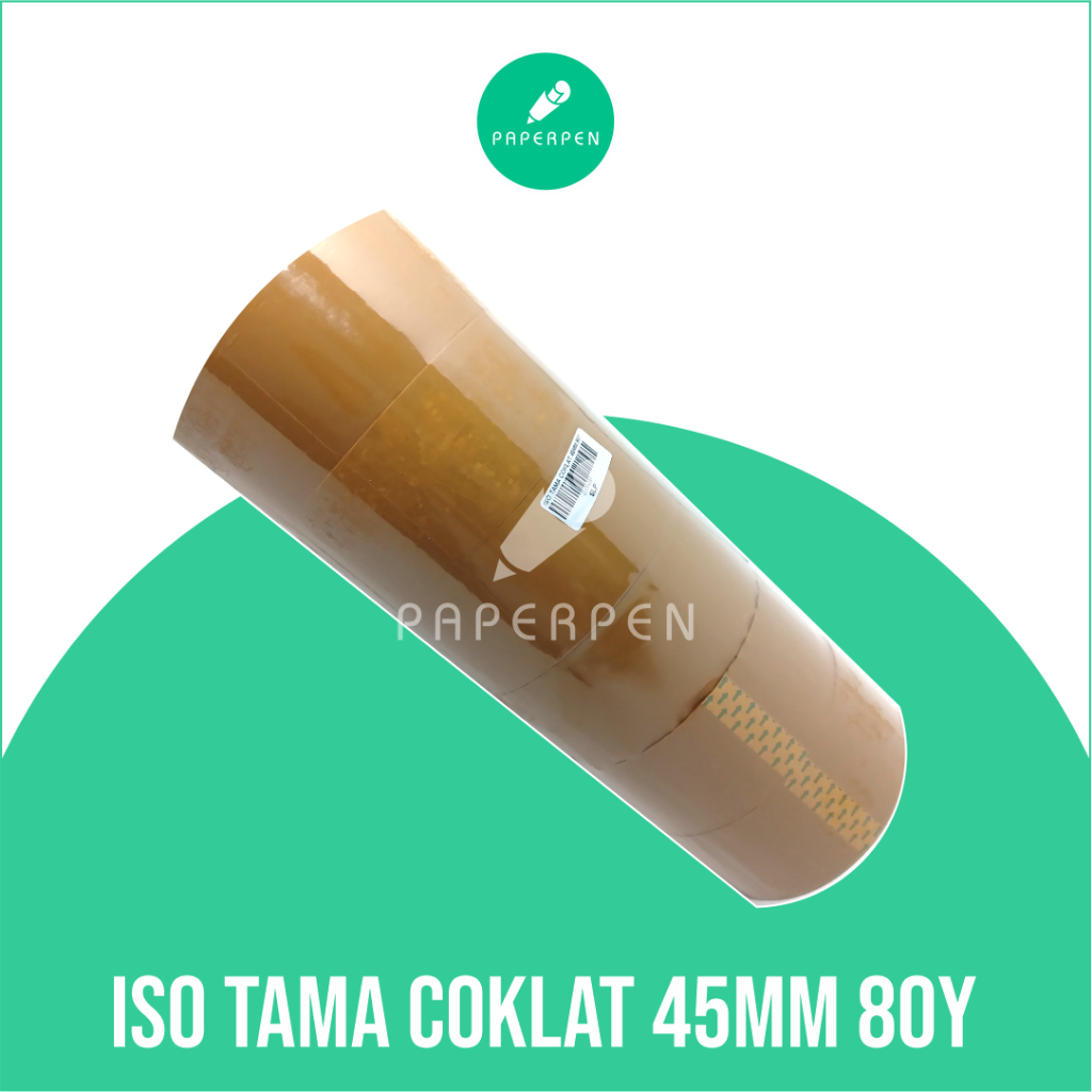 

(Slop) Isolasi Tama Coklat 45Mm 80Y Isi 6Pcs/Lakban Coklat