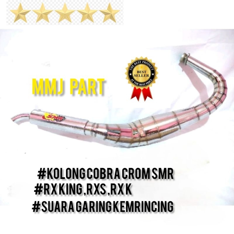 Knalpot Yamaha RX King Kolong Cobra Crom SMR Suara Garing Cring Terlaris
