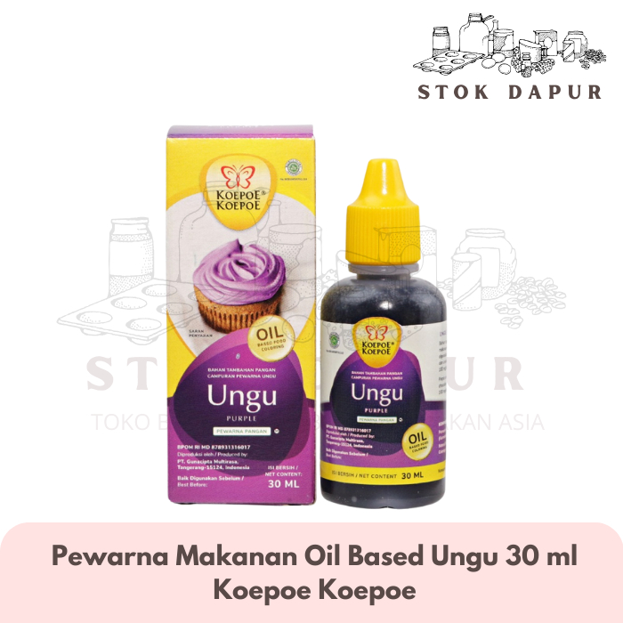 

PEWARNA UNGU OIL BASE (30ml) KOEPOE KOEPOE