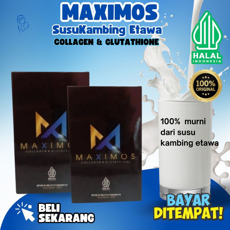 Maximos Collagen & Glutathione Susu Kambing Etawa