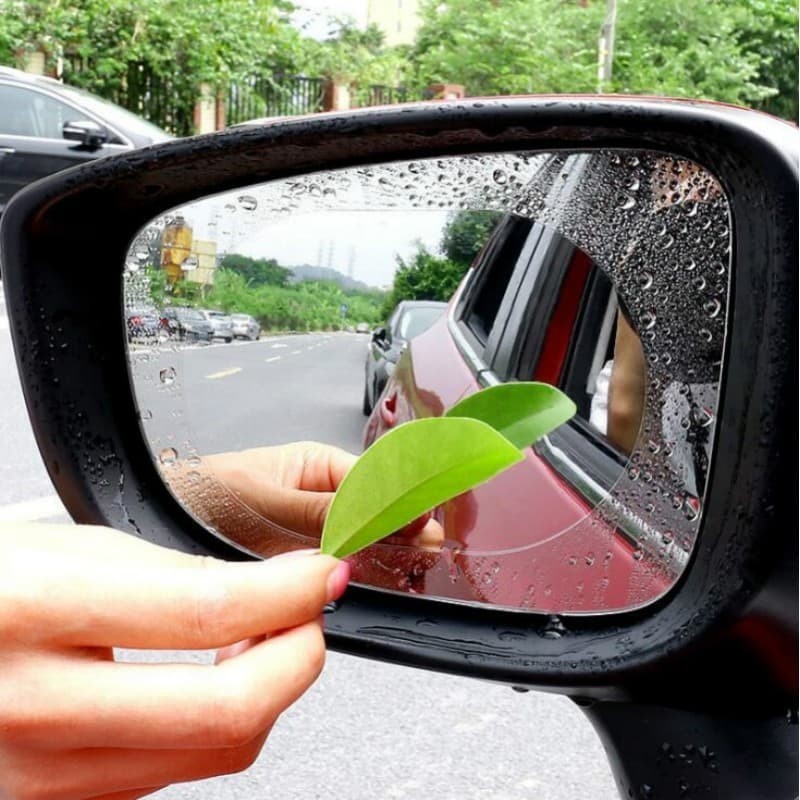 Stiker Kaca Spion Mobil/Pelindung Fog Rainproof Film Car Rearview Mirror Anti Air Embun
