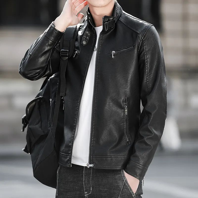 Jaket Kulit Pria Motor Bikers Touring Original