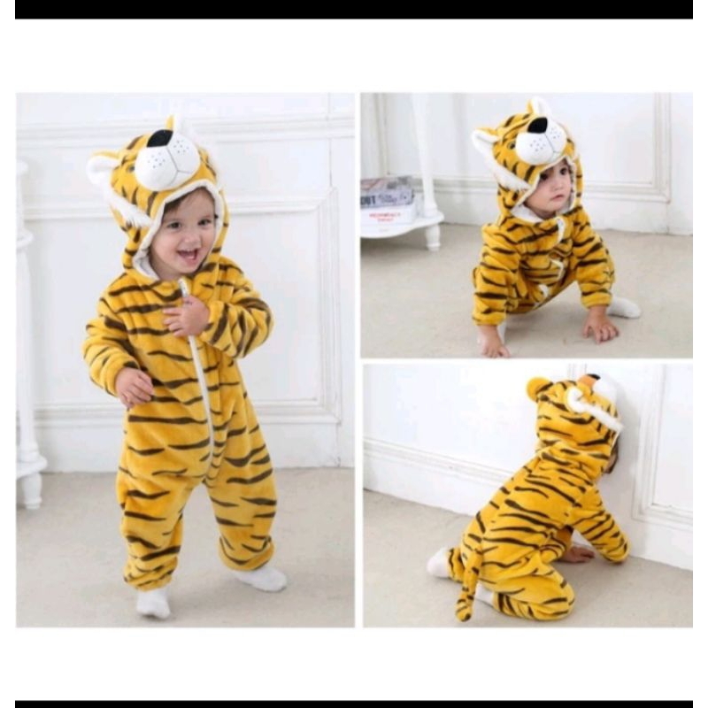 baju custom bayi karakter harimau