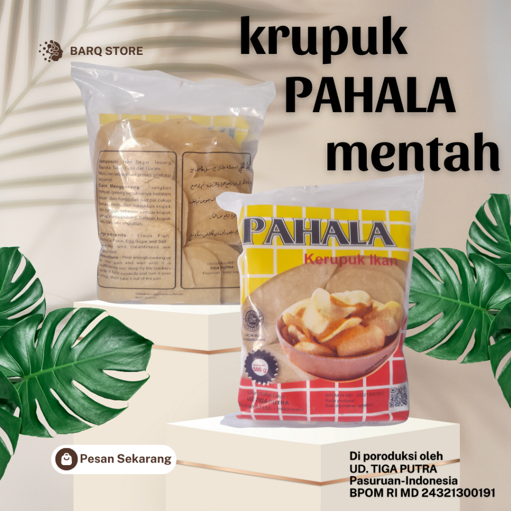 

Pahala Kerupuk Ikan cocok untuk soto rawon 500 Gram