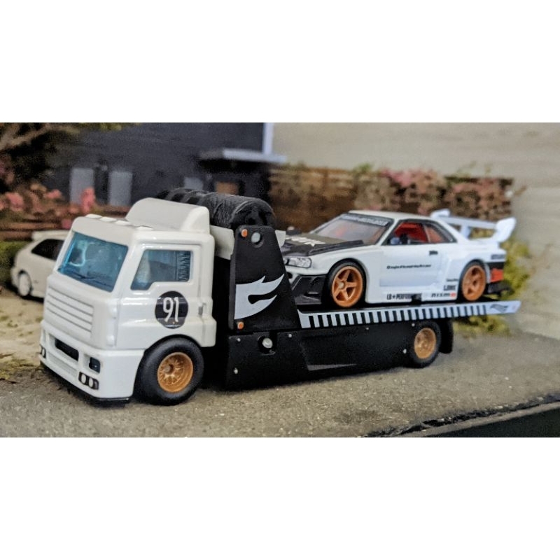 HotWheels Paket bundling truk towing dan nissan lbwk