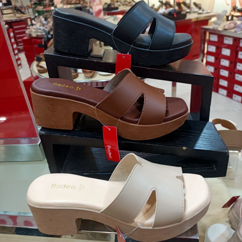 FLADEO ‼️ sandal wanita wedges hak 5cm
