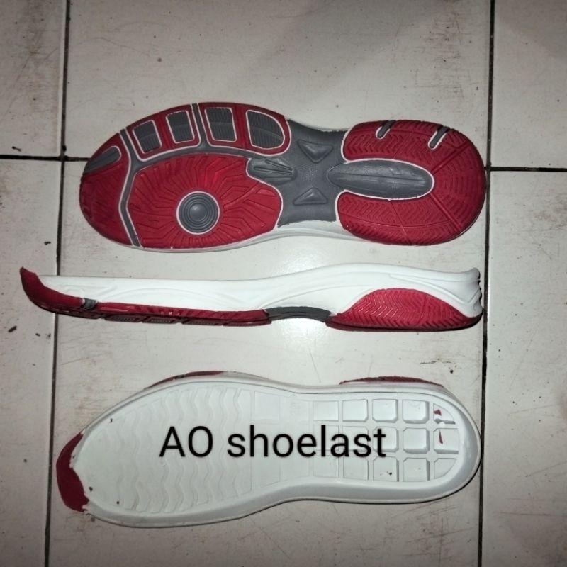 outsole alas sepatu badminton sport pria