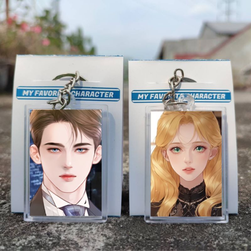 Gantungan Kunci Cry or better yet beg - Keychain Webtoon Matthias - Ganci Manhwa Layla