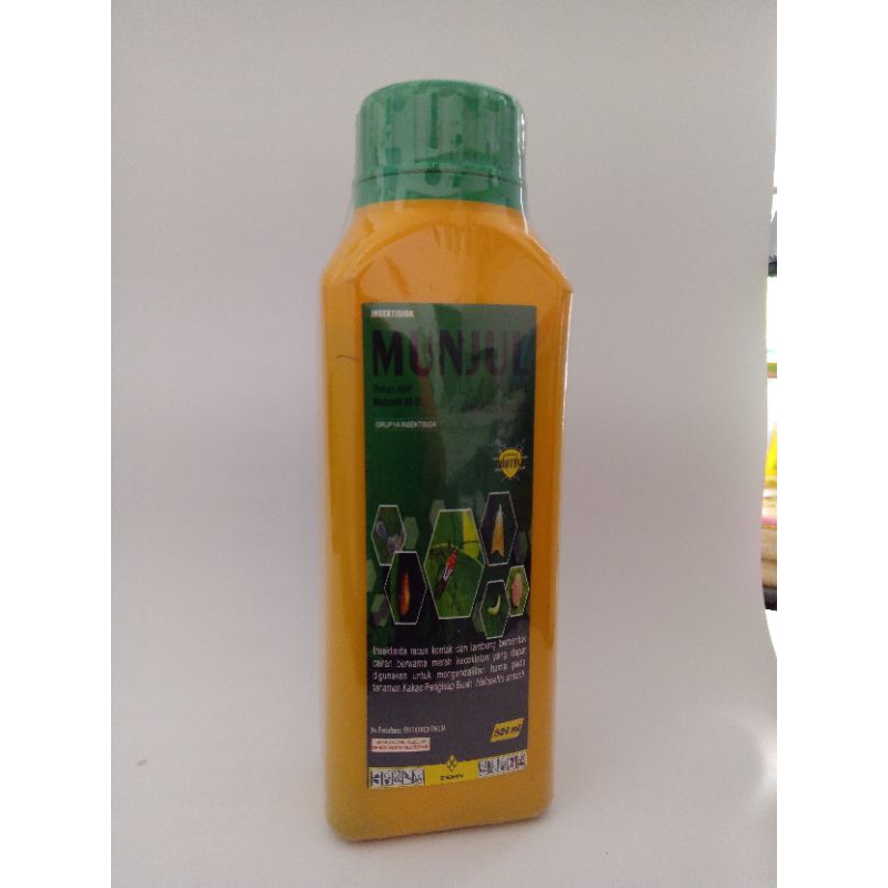Insektisida MUNJUL 80 SL 500 ML racun ulat wereng kepik kutu daun lalat buah dan ovisida penghancur 
