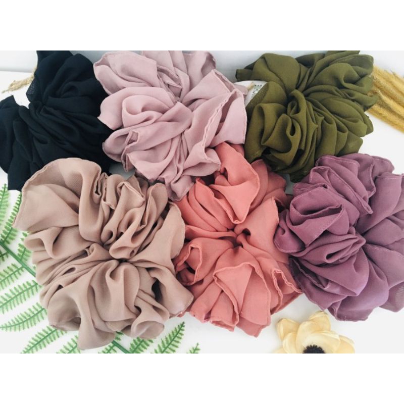 Scrunchie hijab / Ikat rambut hijab /karet kuncir /ikat rambut cepol