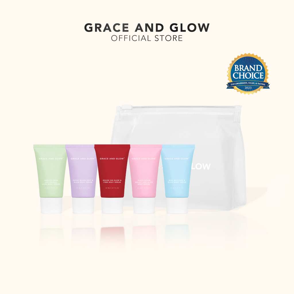 AYUMI GRACE AND GLOW TRAVEL PACK BODY SERUM ISI 5