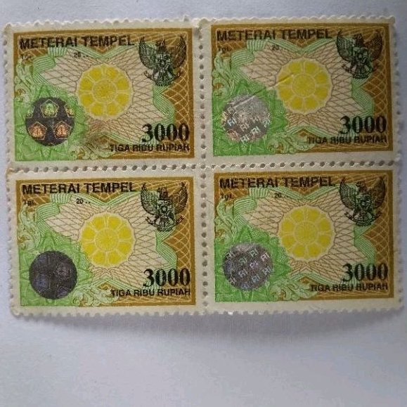 

materai rp3000 asli original