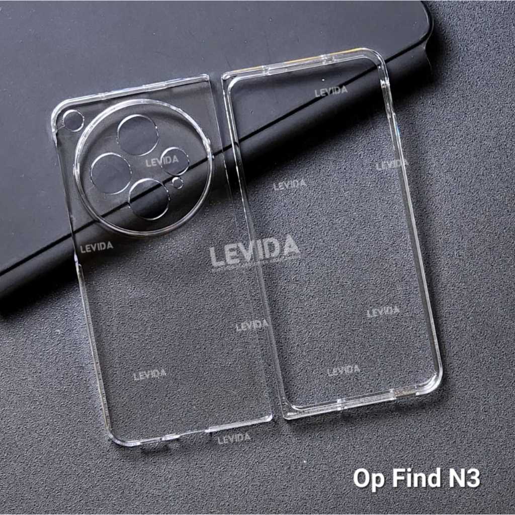 Oppo Find N3 Oppo Find N3 Flip Clear Case Anticrack Akrilik Bening Oppo Find N3 Oppo Find N3 Flip