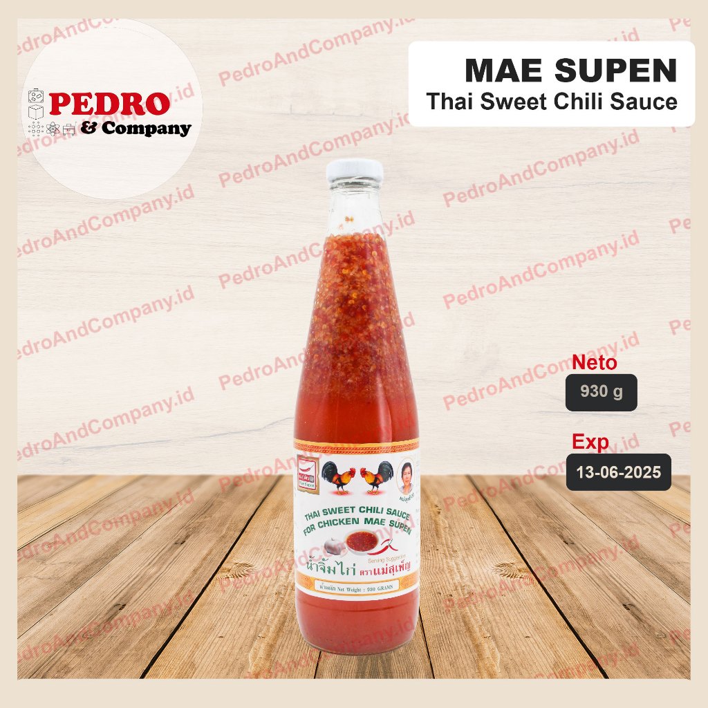 

Mae Supen - Thai sweet chili sauce for chicken (930 gr) u/ ayam goreng