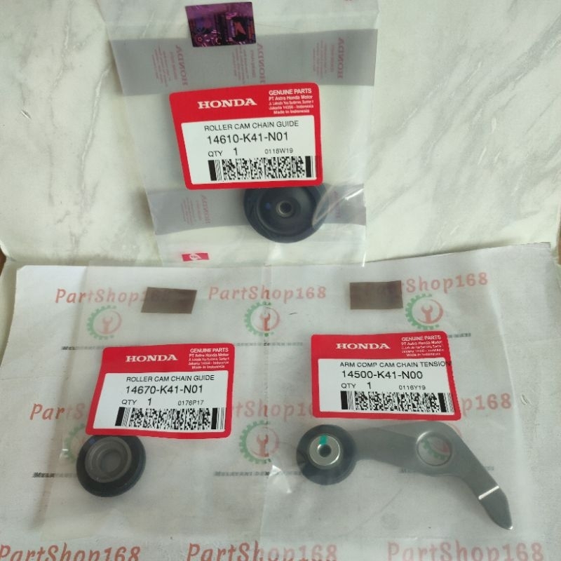 3Pcs Arm Comp Cam Chain Tensioner Plat Roll Keteng Supra X 125 Fi BLADE New 125 Fi  Ori 14500-K41-N0