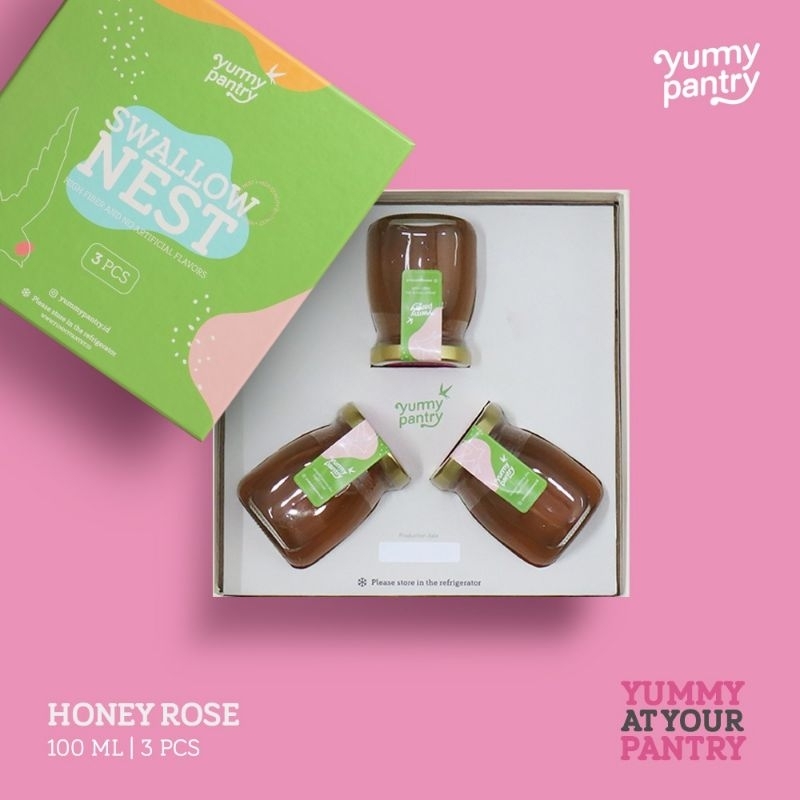 

Yummy Pantry Daily Booster| Honey Rose| Sarang Burung Walet|100ml