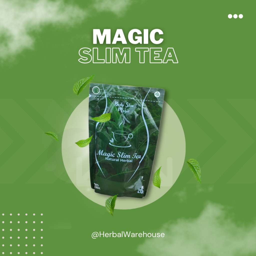Body Magic Slim Tea | BSM Teh Pelangsing Herbal Alami Penurun Berat Badan Teh Diet BPOM