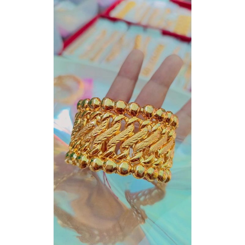 gelang ss Bangkok lapisan emas Kuningan