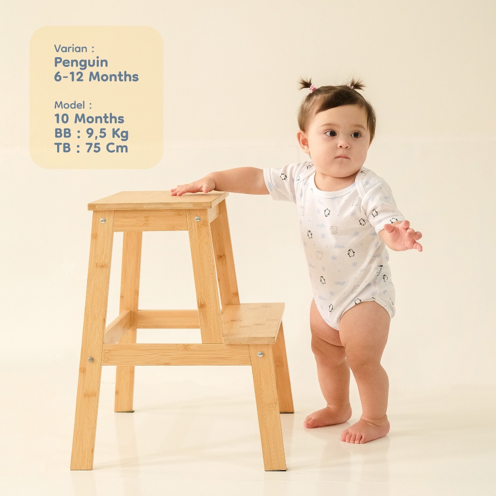Nice Kids - ARCTIC COLLECTION Baby Bodysuit (Unisex Onesie 0-18 Bulan) Jumper Romper Baju Anak Bayi Newborn Pattern Motif