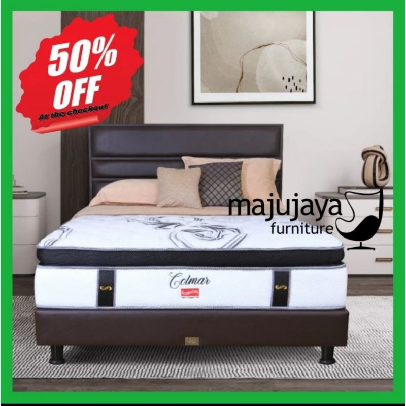 Slumberland Colmar Kasur Springbed Latex anti bakteri