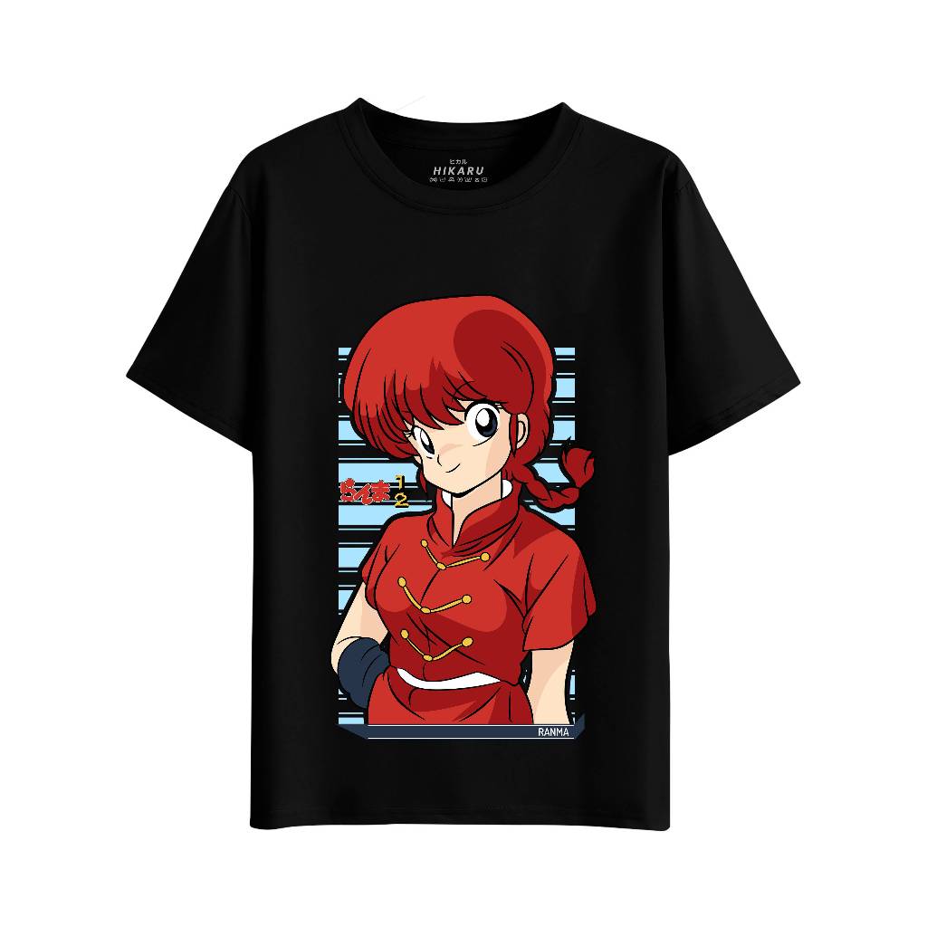 HIKARU Kaos SAOTOME RANMA | JOKETSUZOKU | Anime T shirt | Kaos Anime | ANMX-8