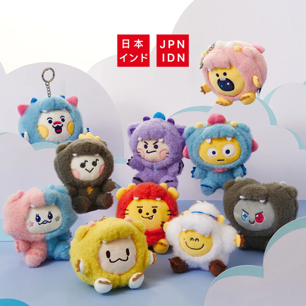 [Pre Order] TRUZ | Line Friends - New Year Dragon Doll Keyring