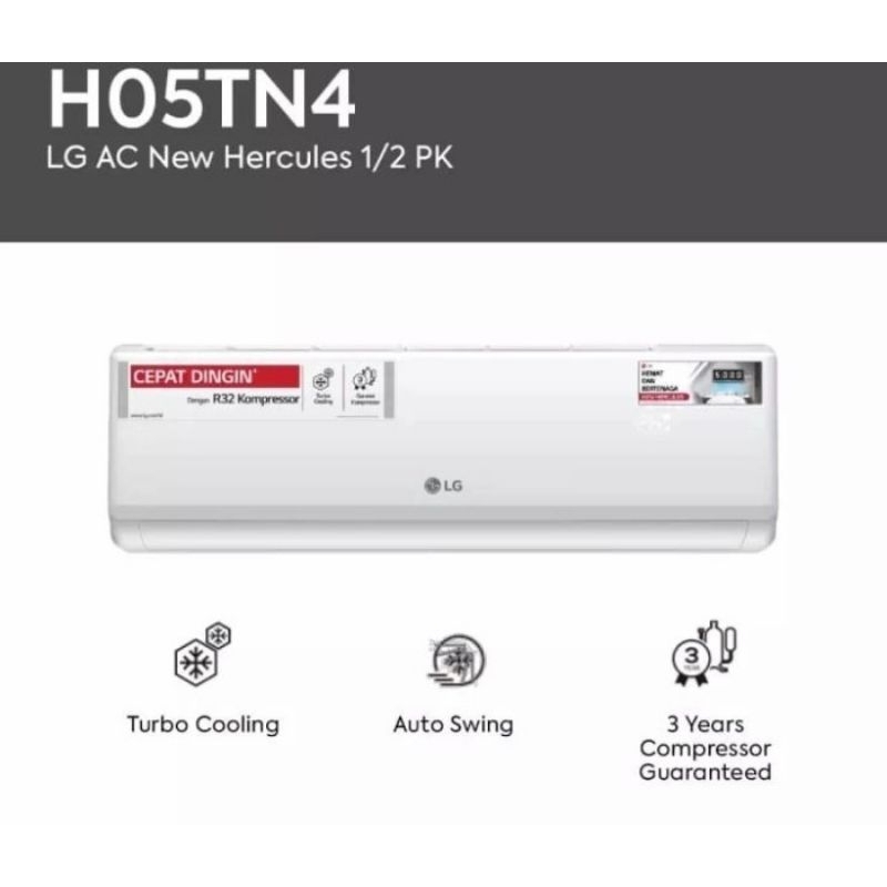 AC LG HERCULES 1/2PK H05NT4