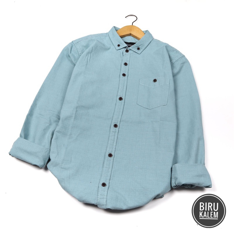 {BISA COD} Kemeja polos lengan panjang BRILL EIGHTY EIGHT PREMIUM unisex sb076