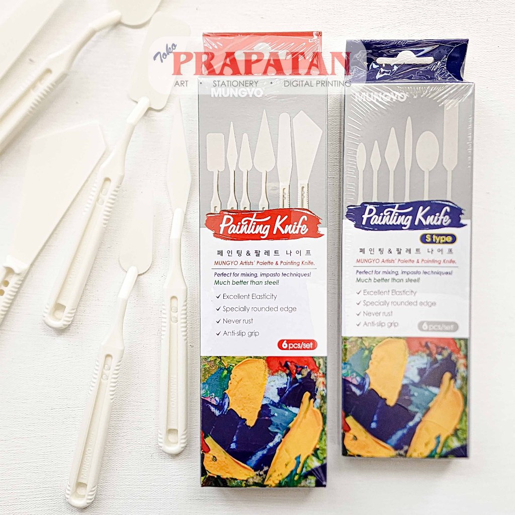 

Mungyo Painting Knife Set MPPK | Pisau Palet Set