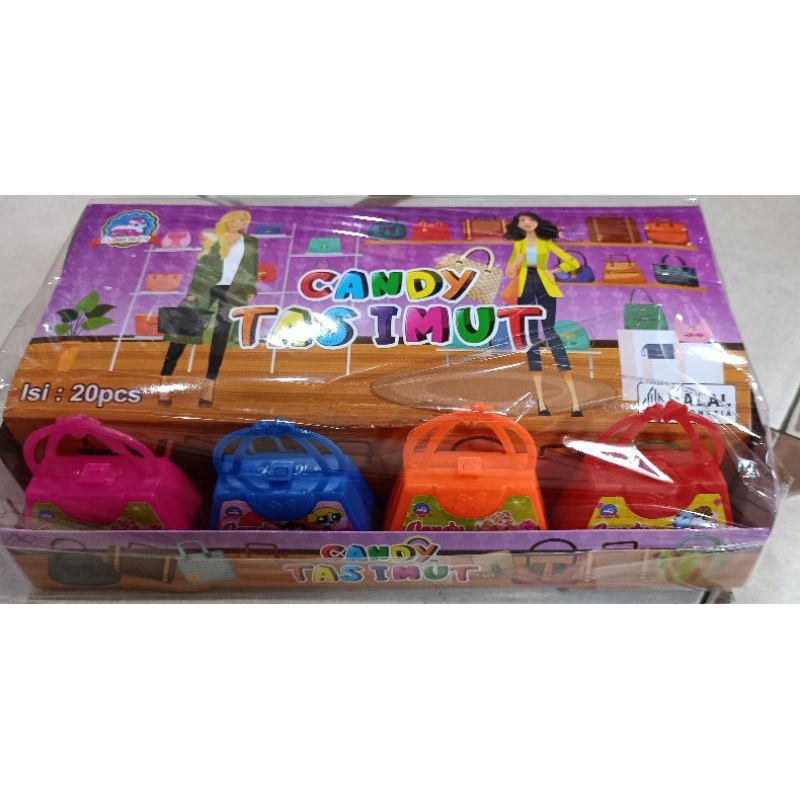 

Permen Candy Tas Imut 1 Pack isi 20 Pcs