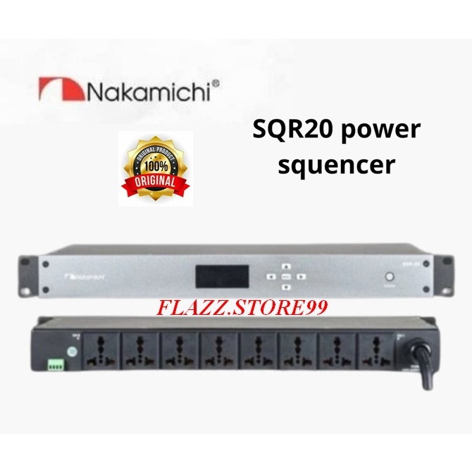 Power Sequencer Nakamichi SQR 20 Original Squencer NAKAMICHI SQR20