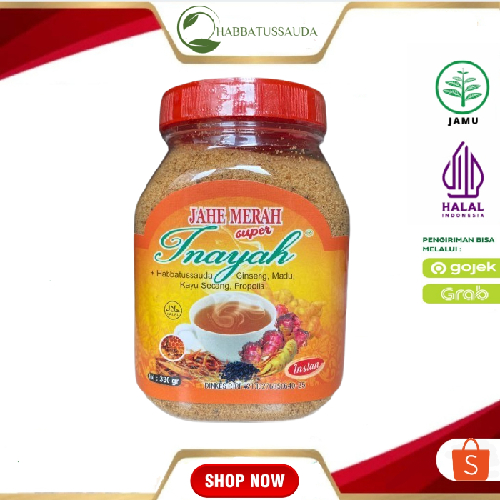 

JAHE MERAH INAYAH komplit jahe propolis ginseng netto 330gr