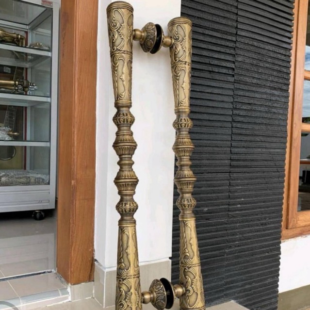 Handle pintu klasik kuningan 77cm